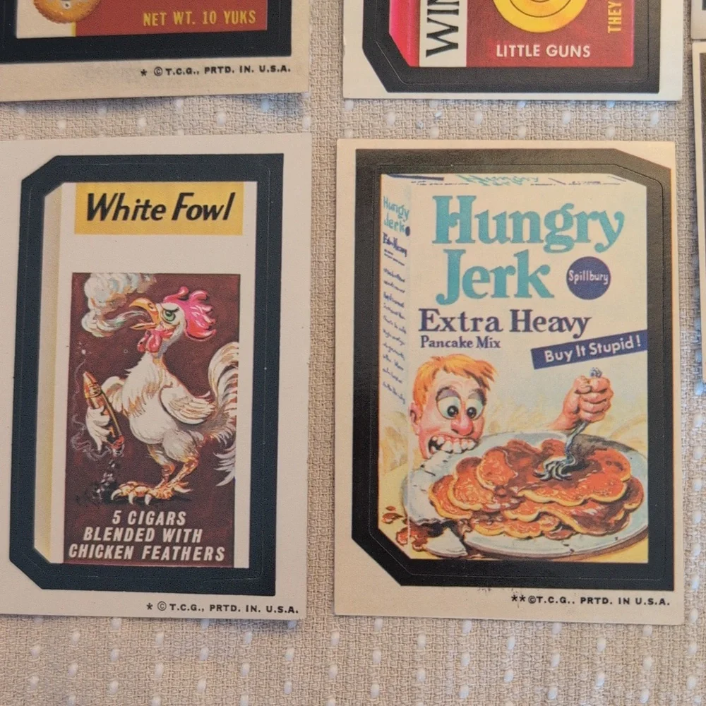 Vintage Topps Wacky Packages Stickers 1970's Set of 15